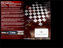 Tablet Screenshot of okchess.com